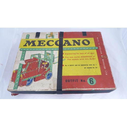 182 - Meccano Outfit No 6, boxed.