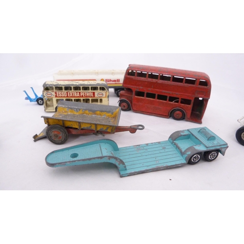 184 - Group of playworn die cast vehicles, Mainly by Dinky.