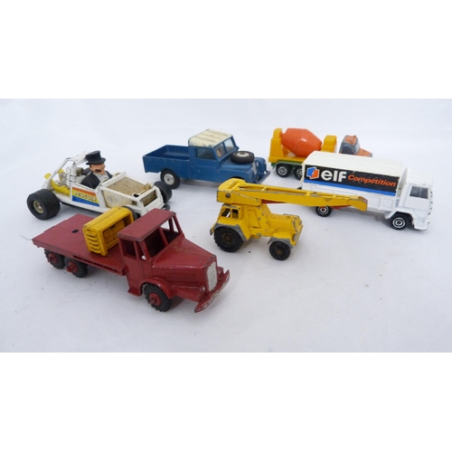 184 - Group of playworn die cast vehicles, Mainly by Dinky.