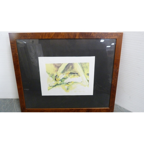 19 - Two cartons containing military-related prints and pictures, frames, modern oils by amateur art... 