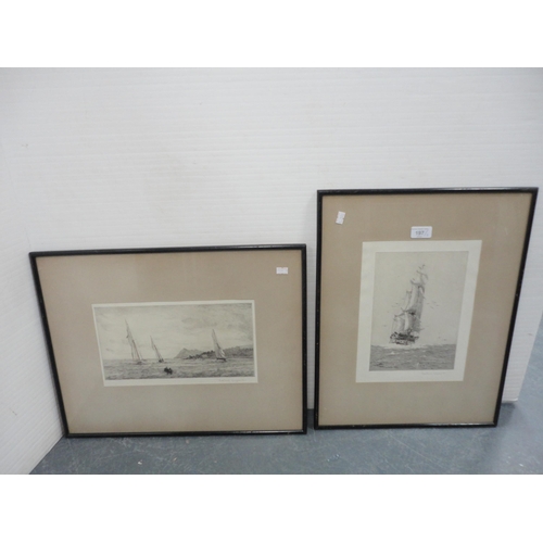 197 - Rowland LangmaidSailing BoatsTwo artist proof prints, signed in pencil. (2)... 