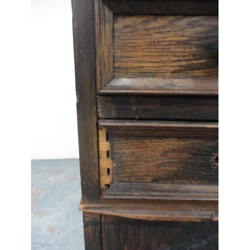 201 - Oak writing bureau.