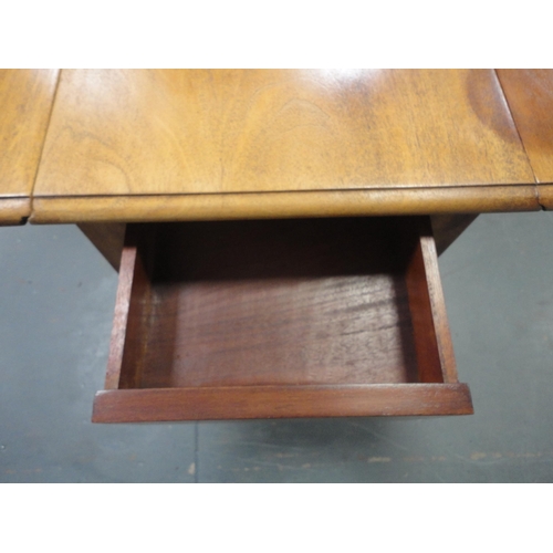 204 - Mahogany drop leaf table.