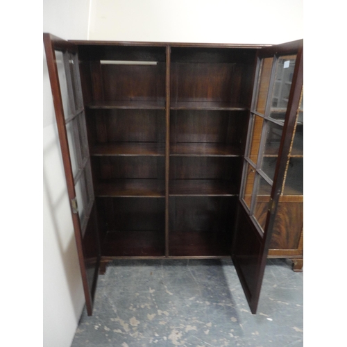 209 - Mahogany glazed bookcase.