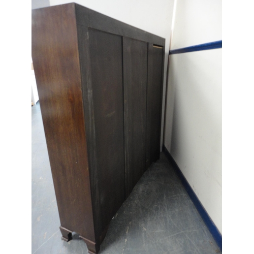 209 - Mahogany glazed bookcase.