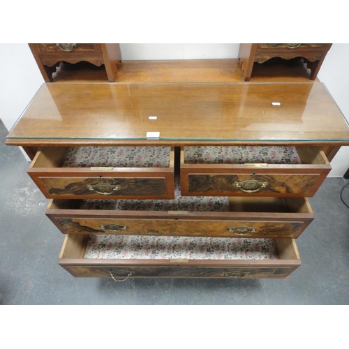 215 - Walnut dressing chest.