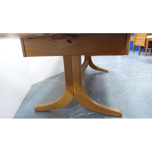 236 - Teak sofa table with drawer.