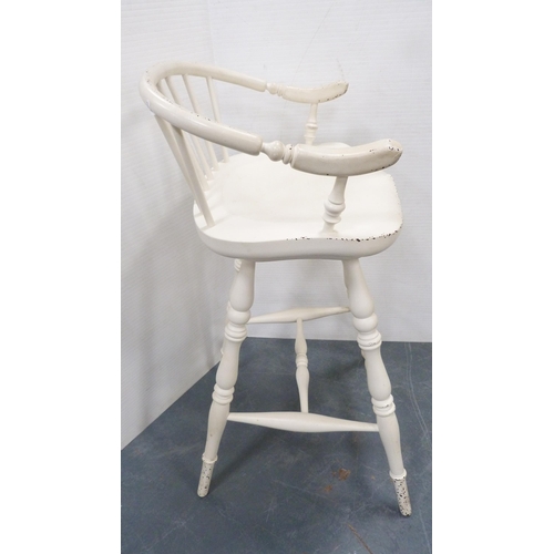 246 - Painted childs high chair.