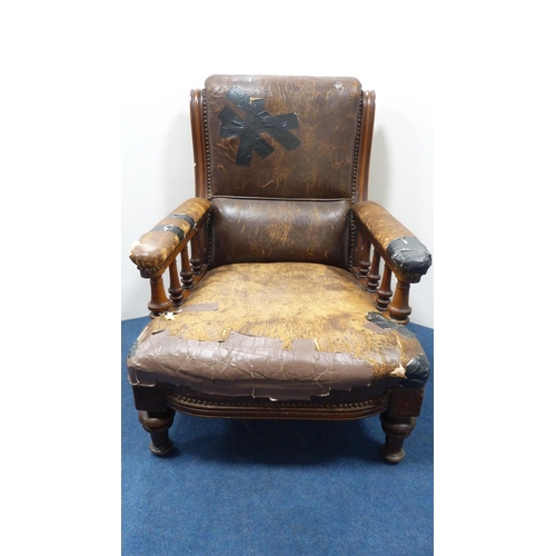 260 - Two Late Victorian parlour armchairs.