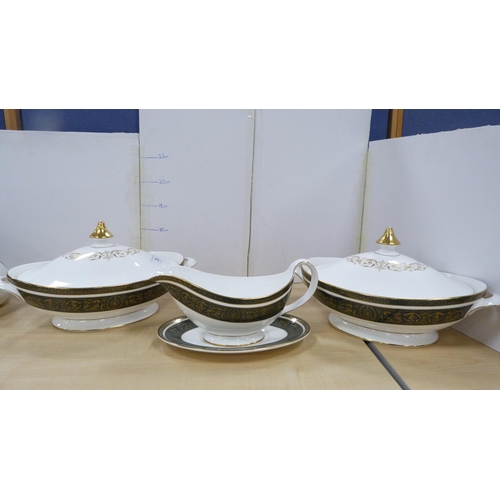 29 - Ceramics to include a large shell-decorated bowl, Noritake bowl, Pair of Royal Doulton 'Vanborough' ... 