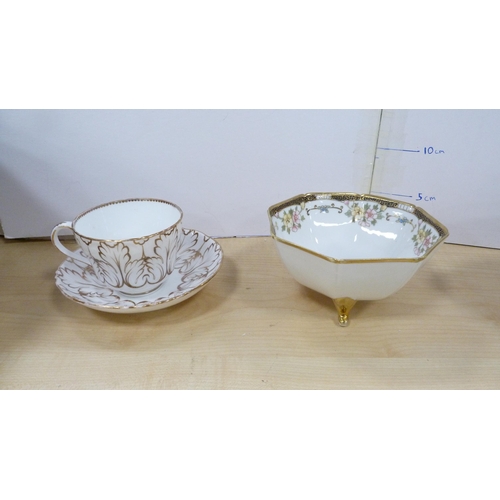 29 - Ceramics to include a large shell-decorated bowl, Noritake bowl, Pair of Royal Doulton 'Vanborough' ... 