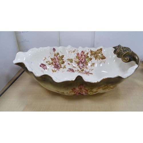 29 - Ceramics to include a large shell-decorated bowl, Noritake bowl, Pair of Royal Doulton 'Vanborough' ... 