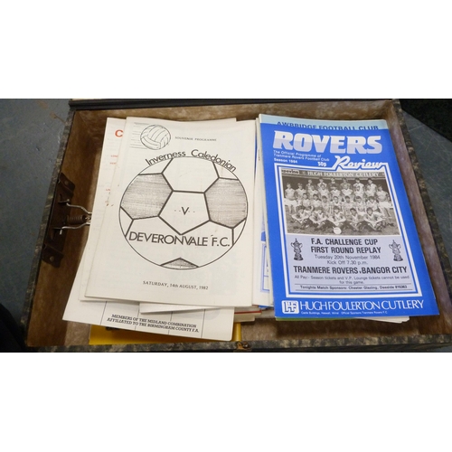 34 - Large collection of football programmes to include English League, Scottish League, English lower le... 