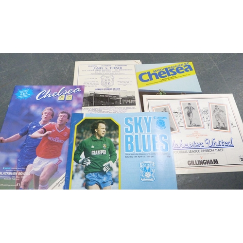 34 - Large collection of football programmes to include English League, Scottish League, English lower le... 