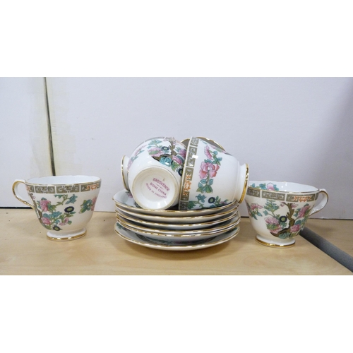 36 - Paragon 'Coniston' pattern part tea and coffee set, Indian Tree coffee wares and a Windsor part coff... 