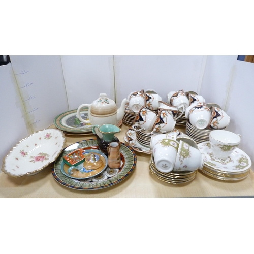 41 - Quantity of various ceramics to include Adams 'Cries of London' plates, Longton part tea set etc.