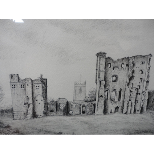 68 - Group of prints to include castle scenes and others.  (4)