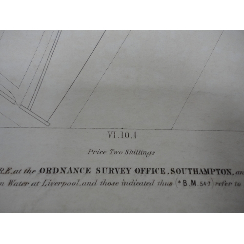 70 - Box containing Ordnance Survey maps of Scotland circa 1890, approximately 35 in total.