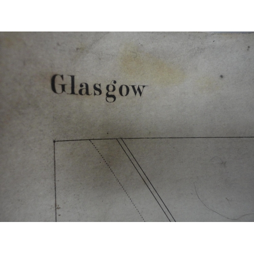 70 - Box containing Ordnance Survey maps of Scotland circa 1890, approximately 35 in total.