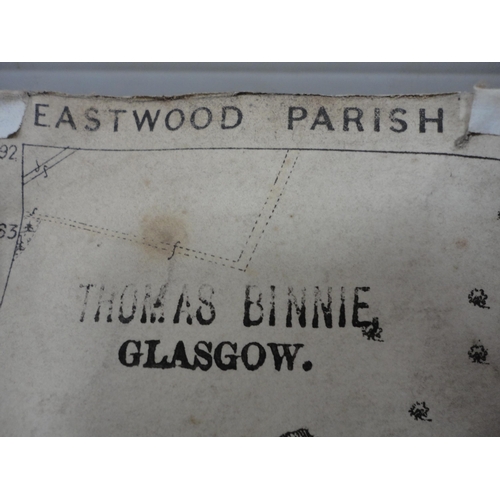 70 - Box containing Ordnance Survey maps of Scotland circa 1890, approximately 35 in total.