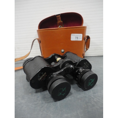 78 - Two pairs of cased binoculars, one set by Greenkat.