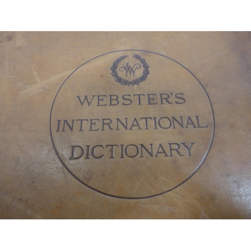 79 - Full calf edition of Websters International Dictionary, by George Bell and Sons, Dated 1907, with so... 