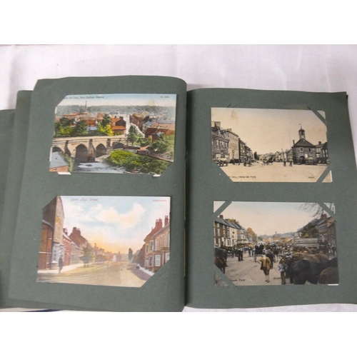 463 - Vintage postcard album mainly Scottish scenes