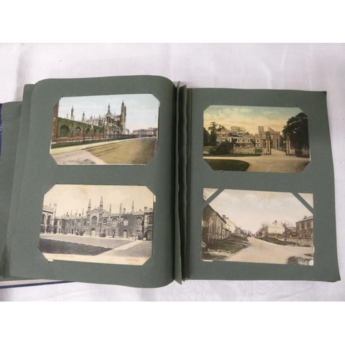 463 - Vintage postcard album mainly Scottish scenes