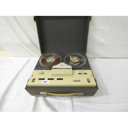 465 - BSR Civic reel to reel player.