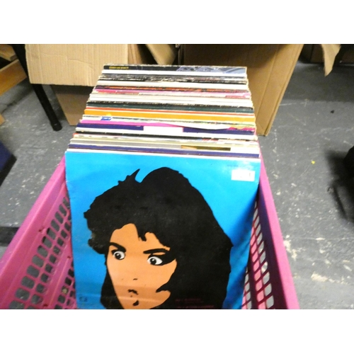 470 - Large box of various records including Howard Jones etc.