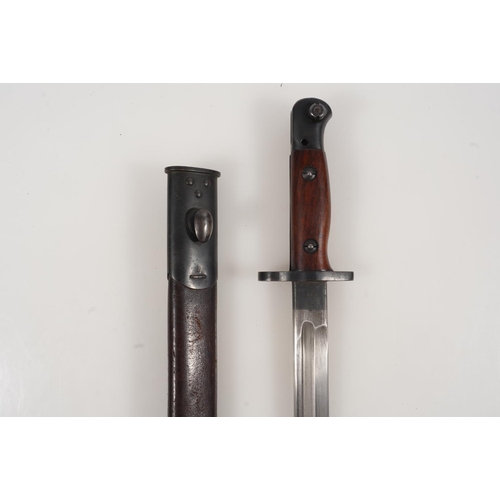 1692 - British 1907 pattern sword bayonet, the ricasso stamped 'Anderson' and '1907 11 17' for November 191... 