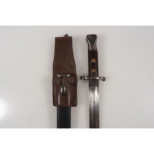 1693 - British 1888 pattern bayonet with medial ribbed blade, the ricasso with War Department and proofed m... 