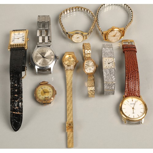 64 - Nine assorted wristwatches