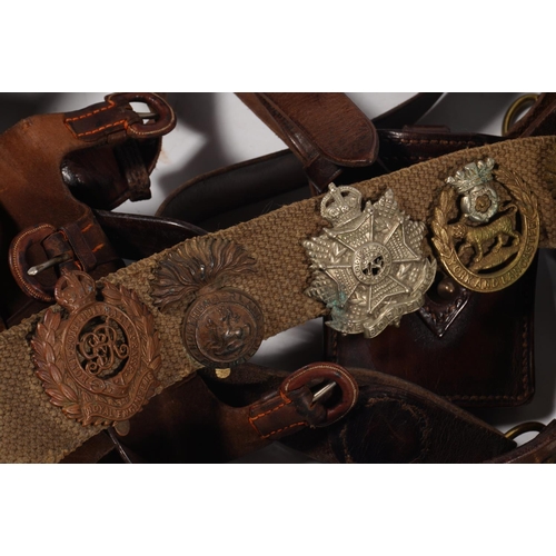 1734 - Belt buckles to include Princess Patricia's Canadian Light Infantry, Royal Artillery, British Army '... 