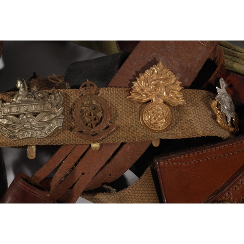 1734 - Belt buckles to include Princess Patricia's Canadian Light Infantry, Royal Artillery, British Army '... 