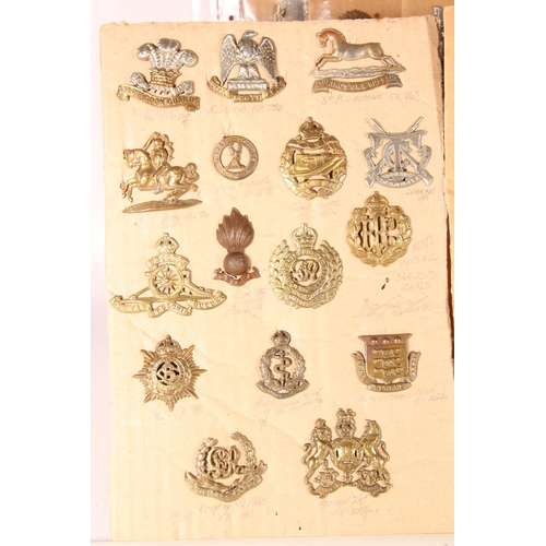 1630 - Large collection of cap badges and buttons to include Royal Scots Greys, Kings Own Hussars, 3rd Drag... 