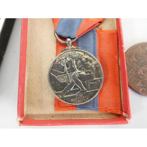 311 - Imperial Service Medal group to include a George VI boxed example awarded to Alfred John Yeates Airc... 