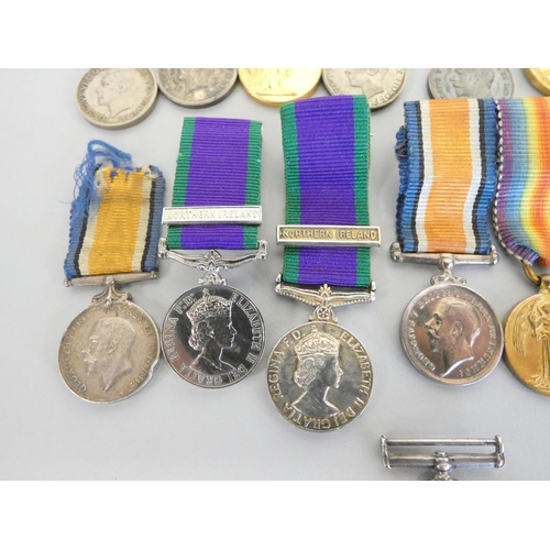 312 - Collection of medal miniatures comprising mostly of War and Victory medals, also to include two mini... 