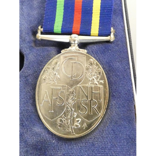 314 - Elizabeth II medal group to include a Civil Defence Long Service Medal (British Variant), 2012 ... 