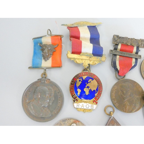 320 - Group of commemorative medals to include a 1910 Bimingham and District ''Tent Pitching'' Boy Scouts ... 