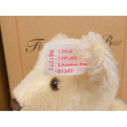 86 - Steiff. Teddy Bear With Ball Exhibition Bear, 2003, white tag 661273, produced exclusively for the U... 