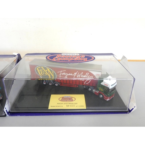 134 - Oxford Diecast. A group of 1:76 scale boxed models behind plexiglass cases to include 