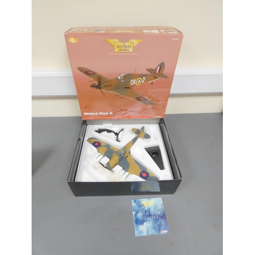 96 - Corgi Aviation Archive. Limited edition 1:32 scale Hawker Hurricane IIC AOC Malta 1942 diecast model... 