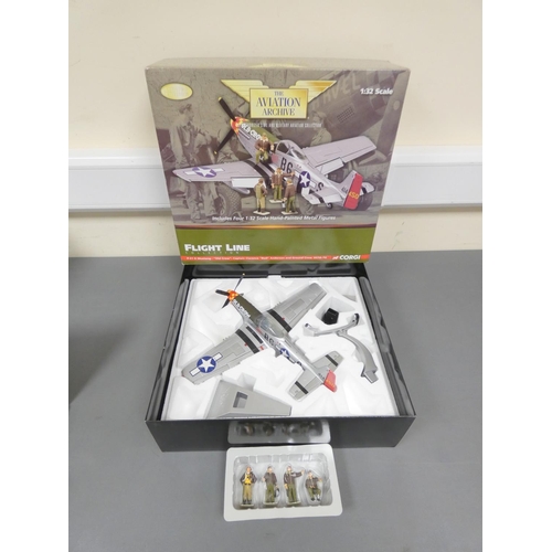 97 - Corgi Aviation Archive. Limited edition 1:32 scale Flight Line Collection P-51D Mustang ''Old Crow''... 