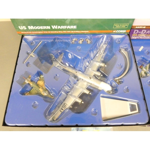 98 - Corgi Aviation Archive. Two limited edition 1:144 scale boxed aeroplane sets to include a US Modern ... 