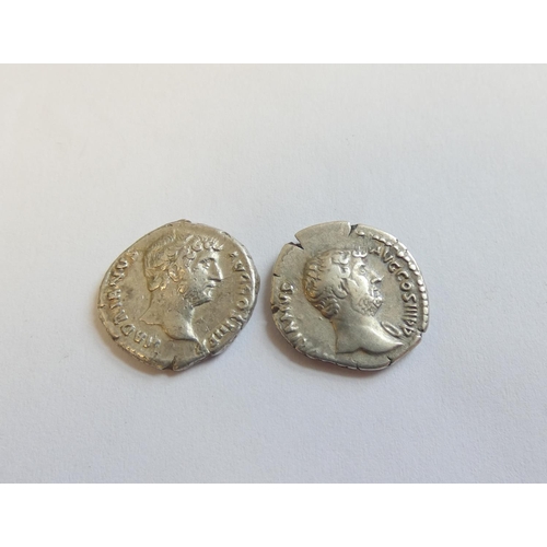 231 - Roman Imperial Coinage. Two silver Hadrian Denarii comprising of an example depicting Salus feeding ... 