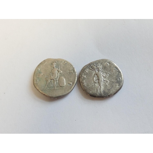 232 - Roman Imperial Coinage. Two silver Hadrian Denarii comprising of an example depicting Roma seated ho... 