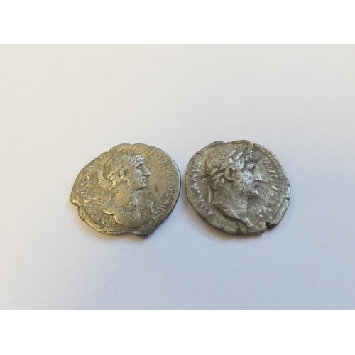 233 - Roman Imperial Coinage. Two silver Hadrian Denarii comprising of an example depicting Pudicitia veil... 