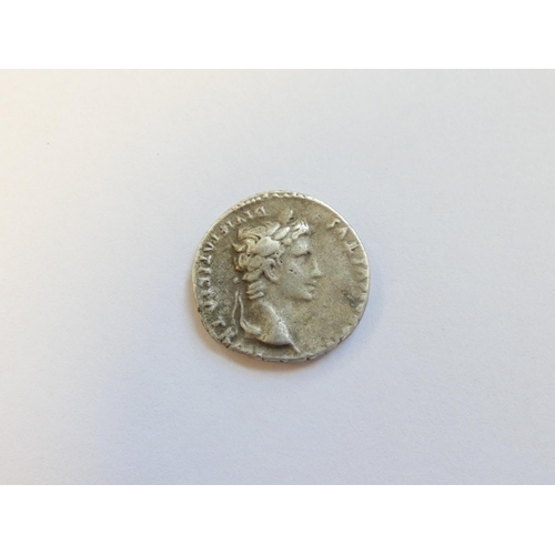 236 - Roman Imperial Coinage. Augustus AR Denarius Obv CAESAR AVGVSTVS DIVI F PATER PATRIAE around laureat... 