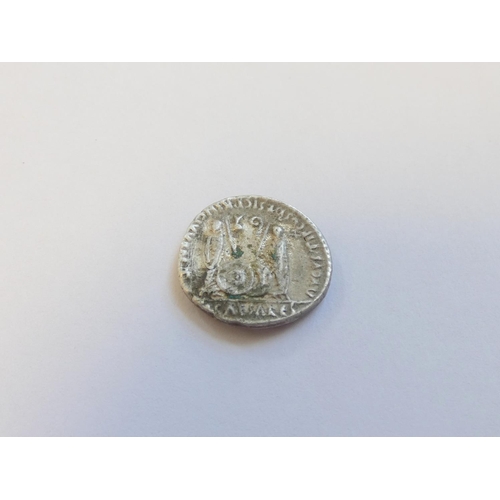 236 - Roman Imperial Coinage. Augustus AR Denarius Obv CAESAR AVGVSTVS DIVI F PATER PATRIAE around laureat... 